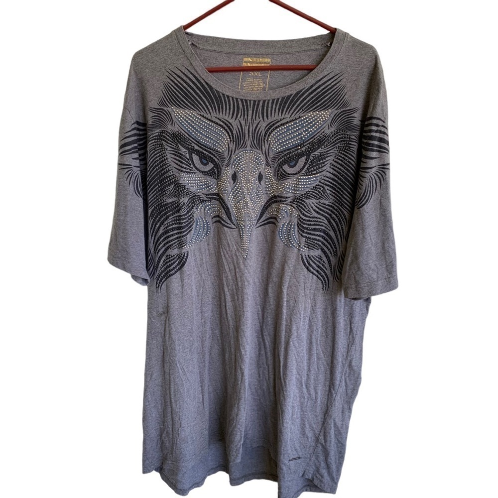 Men's Sean John Studded Eagle Tee Shirt Size XXXL